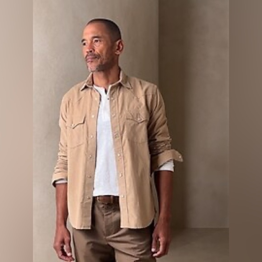 BANANA REPUBLIC WESTERN CORDUROY SHIRT